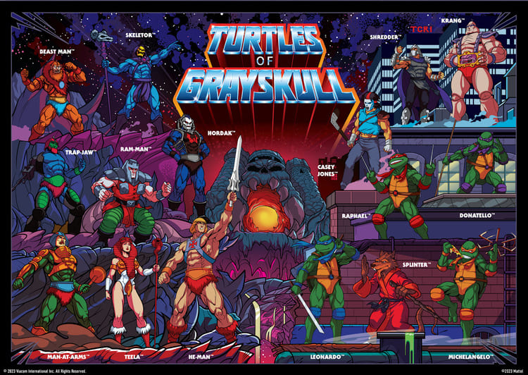 Masters Of The Universe E Tartarugas Ninja Se Unem Em Brinquedos Deu