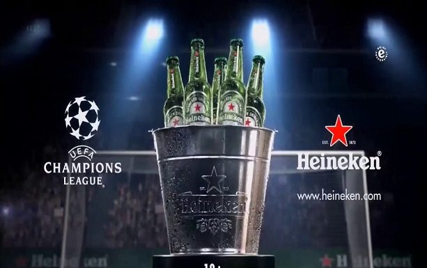Heinekein em parceria com a UEFA Champions League lança nova campanha promocional. Veja!
