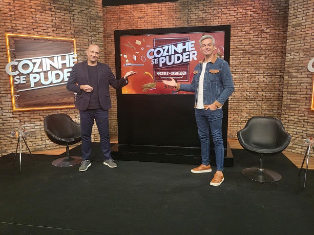 Giuseppe Gerundino e Otaviano Costa_sbt_Cozinhe se Puder – Mestres da Sabotagem_Rick Nóbrega_DeuClick Comunicação
