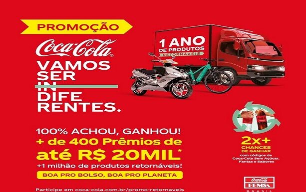 Coca-Cola e Coca FEMSA trazem a sustentabilidade como objetivo de promoção. Se liga!