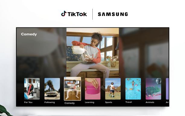 Smart TV’s da Samsung agora tem Tik Tok! Confira!