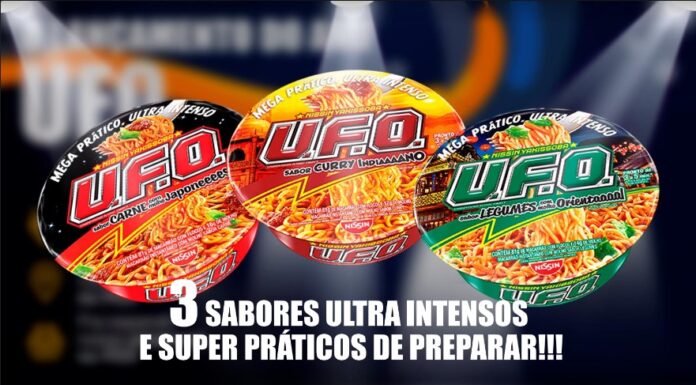 Nissin tenta emplacar novo miojo, o UFO. Já experimentamos!