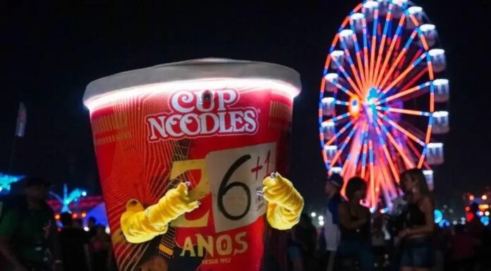 Rock in Rio: Nissin marca presença com Cup Noodles e vamos pro festival com eles. Se liga!