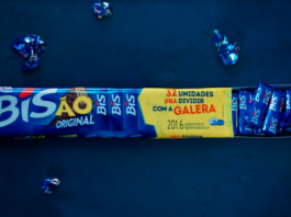 BIS lança embalagem gigante para a galera