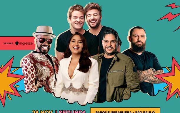 Alexandre Pires é atração de evento no Parque do Ibirapuera nesta segunda-feira