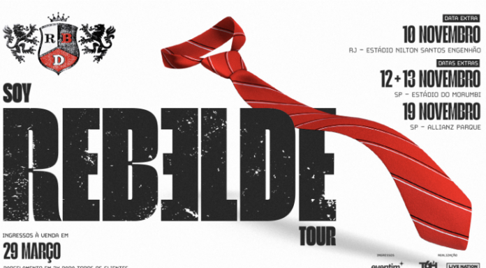 RBD anunciaram novas datas de shows no Brasil