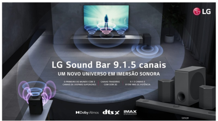 LG lança o novo Sound Bar S95QR