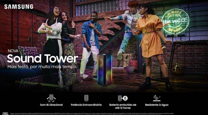 Samsung lança a Sound Tower MX-ST45B
