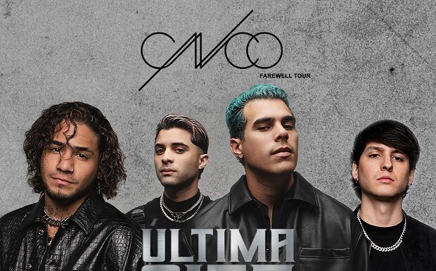 Boyband CNCO anuncia show de despedida no Brasil em julho