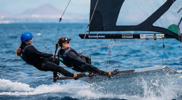 Martine e Kahena terminam o Mundial de 49erFX entre as quatro primeiras