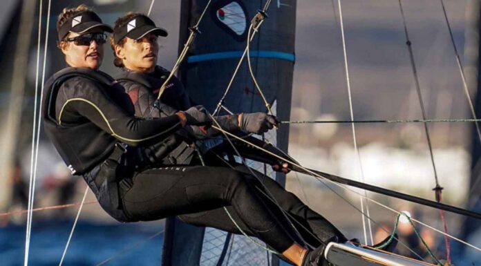Martine e Kahena disputam Mundial 2024 de 49erFX