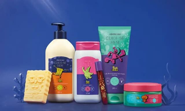 Boticário com Cuide-se Bem Bob Esponja: Uma collab animada!