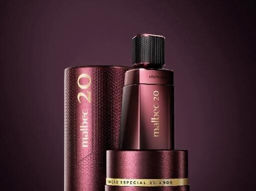 Boticário celebra 20 anos de Malbec com fragrância e frasco únicos