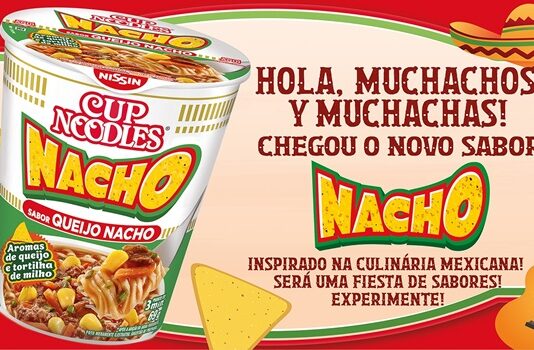 NISSIN lança Cup Noodles sabor Queijo Nacho para fechar 2024 com estilo