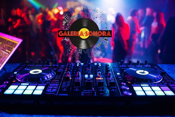 music controller DJ mixer in a nightclub at a party