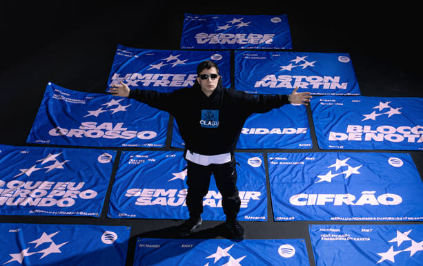 MC Hariel lança “Eh Noiz Ki Tá” com ação urbana do Spotify em São Paulo