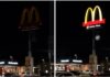 McDonald’s chama atenção com fachadas piscando