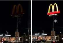 McDonald’s chama atenção com fachadas piscando