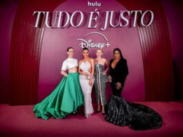 Tudo É Justo: Kim Kardashian e elenco no Copacabana Palace