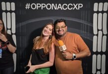 OPPO Reno14 F 5G Dark Side (Star Wars) com Dani Calabresa na CCXP25. Assista!