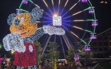 Campos do Jordão Natal 2025: Mickey gigante iluminado está no Parque Capivari! Assista!
