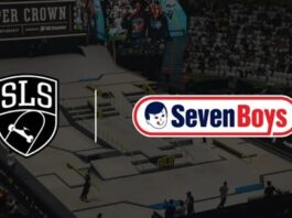 Seven Boys e Play For a Cause leiloam shape autografado da SLS 2024