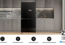 Geladeira Samsung Bespoke AI: Com tela de 9″ e câmera interna