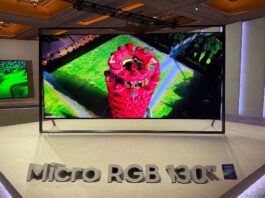 Samsung choca a CES 2026 com TV gigante de 130” que parece obra de arte futurista