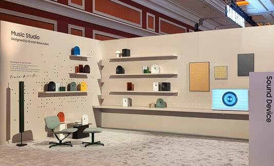 Samsung lança Music Studio com design de Erwan Bouroullec