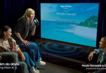 TVs Samsung viram palco de karaokê