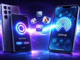 Samsung surpreende e libera “AirDrop” no Galaxy S26 com Quick Share