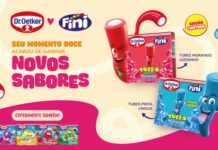 Fini e Dr. Oetker lançam novas gelatinas que pintam a língua