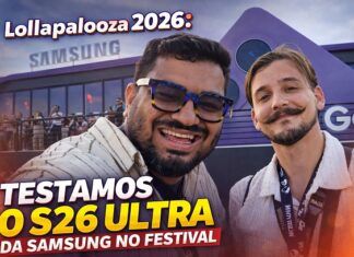 Galaxy S26 Ultra domina o Lollapalooza 2026: DeuClick vive experiência insana com Skrillex, roda-gigante e muito zoom. Assista!