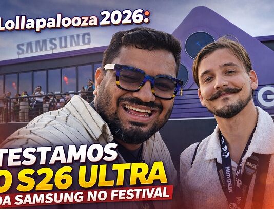 Galaxy S26 Ultra domina o Lollapalooza 2026: DeuClick vive experiência insana com Skrillex, roda-gigante e muito zoom. Assista!