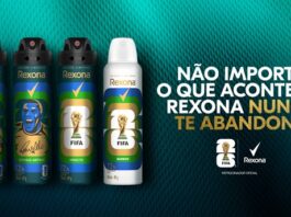 Rexona lança latas da Copa 2026 com Ronaldo Fenômeno e Vini Jr