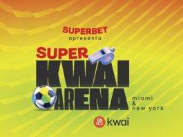 Kwai leva experiência gigante de futebol com a Super Kwai Arena