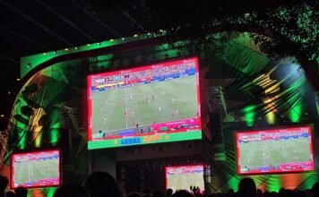 Arena Brasileira entregou tudo no jogo do Brasil! Teve camarote Lenovo, Péricles, Ivete Sangalo e até comemoração de gol ao lado dela. Assista!