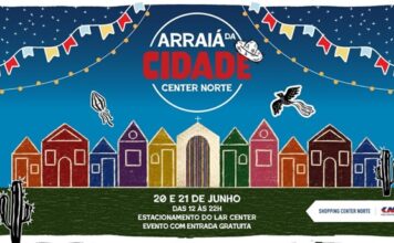 Arraiá da Cidade Center Norte 2026: festa junina gratuita