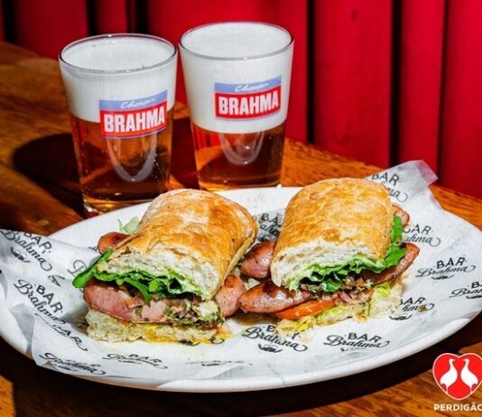 Bar Brahma e Perdigão lançam sanduíche especial para torcida