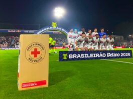Cruz Vermelha e São Paulo lançam Campanha do Agasalho com ação em campo