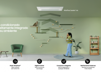 Samsung lança ar-condicionado WindFree Cassete 1 Via; veja preço e recursos