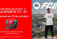 Nintendo Switch 2 ganha pacote especial com EA SPORTS FC 27