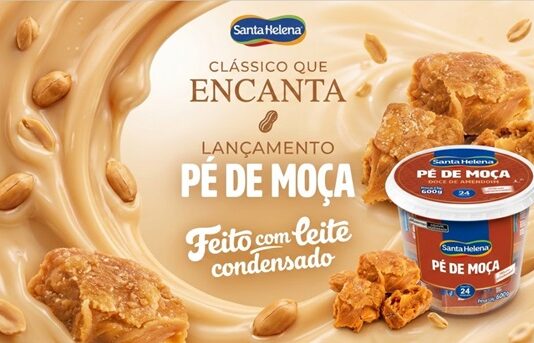 Santa Helena amplia linha e lança Pé de Moça com leite condensado