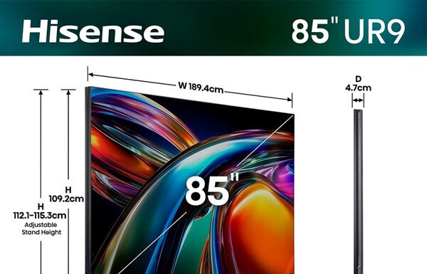 Hisense lança série UR9 no Brasil e democratiza a tecnologia RGB MiniLED