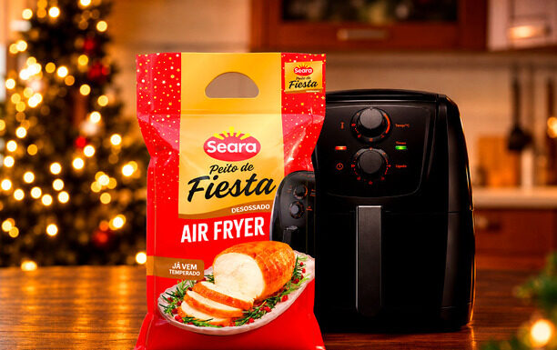 Seara lança Peito de Fiesta para air fryer e kits de Natal 2026